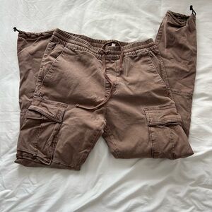 PacSun Men's Tan Cargo Pants